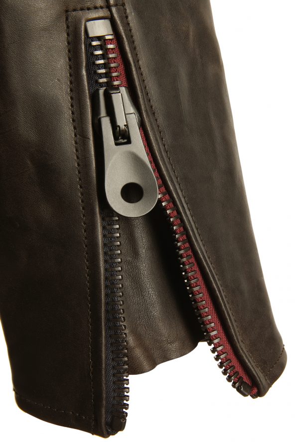 BiondoEndurance_Motorräder_LGB_003_Leather-Jacket_DkBrown_Cuffs_Zipper