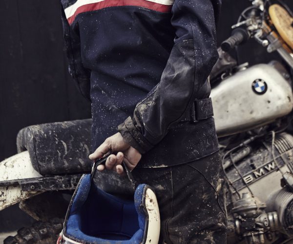 BDO_Enduro_6Days BDO_Enduro_Motorcycle_Pilot_Jacket_Back_Stripes_And_BMW_Motorcycle